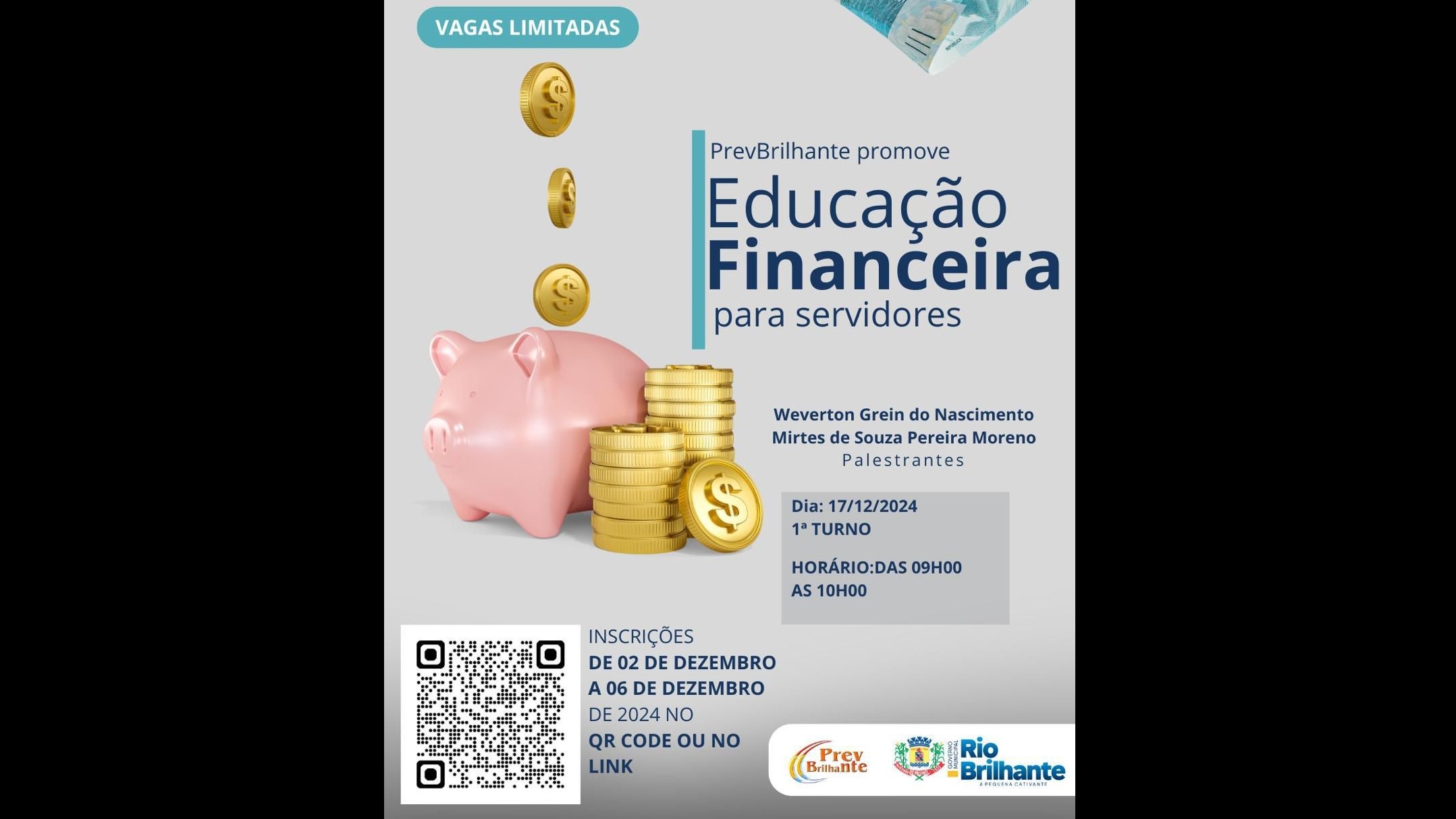 PREVBRILHANTE PROMOVE EDUCAÇÃO FINANCEIRA PARA SERVIDORES ATIVOS